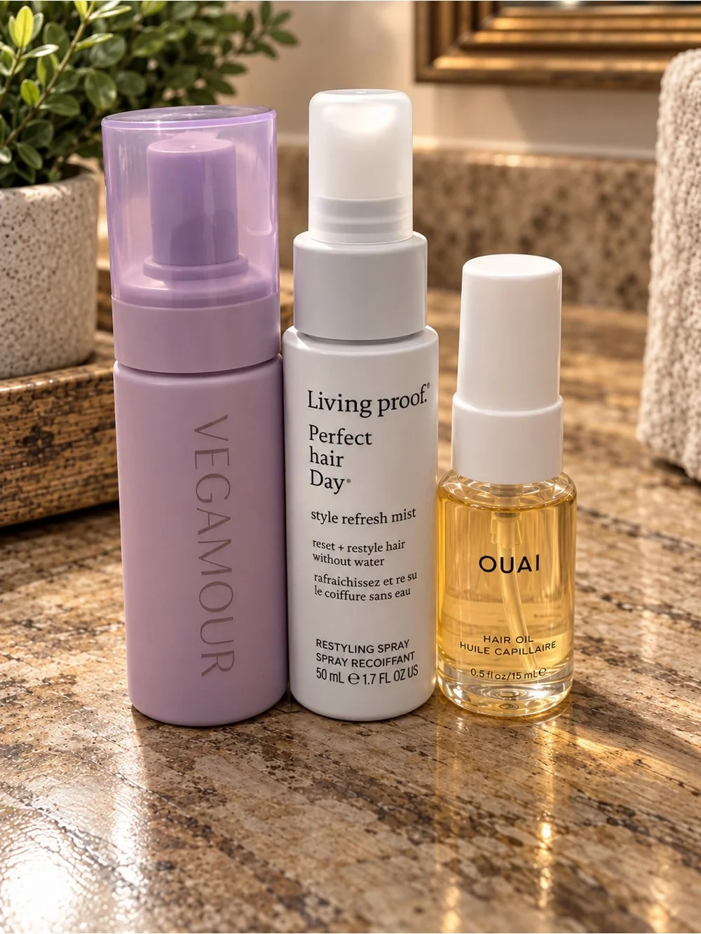 Sephora Favorites Hair Care Bundle of 3 - Vegamour, Living Proof and Ouai!!